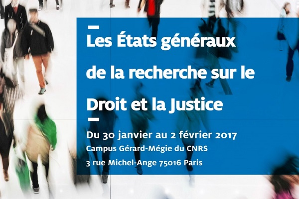 Etats généraux de la recherche sur le Droit